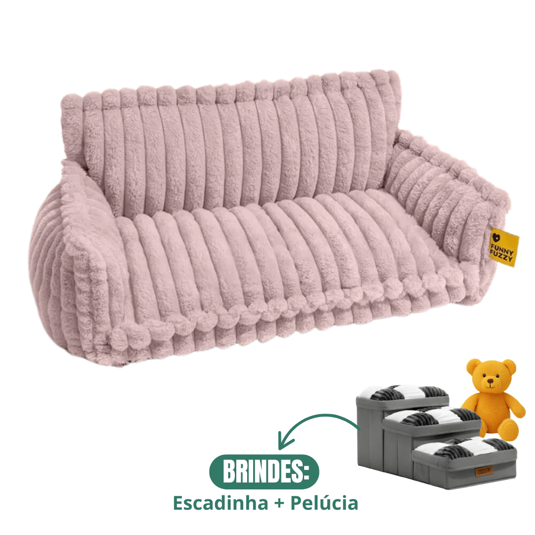 Cama Sofá Pet Ortopédico - O seu pet merece o melhor + Escadinha de Brinde