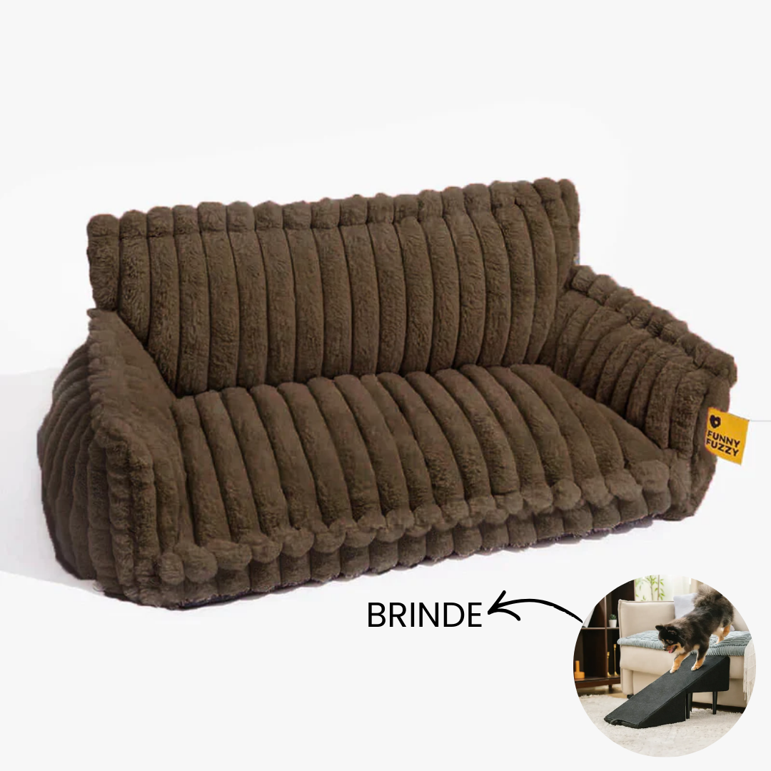 Cama Sofá Pet Ortopédico - O seu pet também merece uma cama ortopédica + Rampa de Brinde