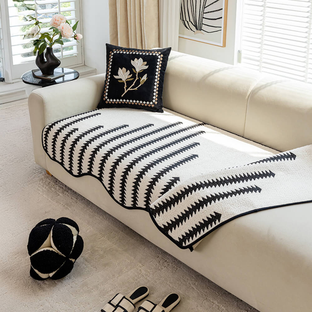 [COMPRE 1 LEVE 2] Capa Protetora De Sofá Chevron Chenille™