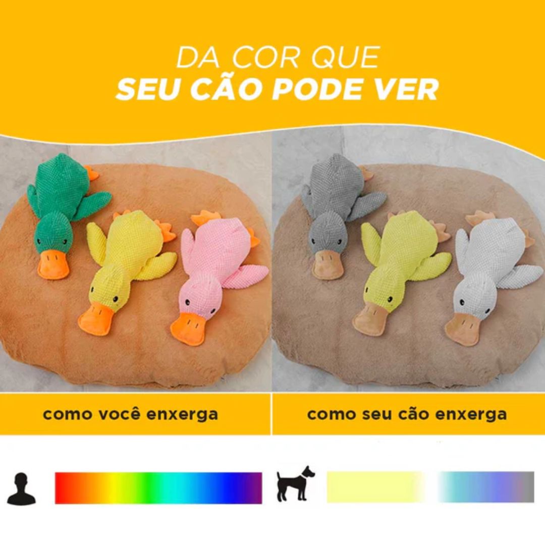 [COMPRE 1 E LEVE 2] Pelúcia Pato Amigo - A melhor companhia para o seu Pet